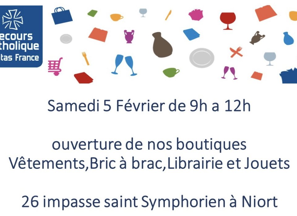 À  Niort, ouverture de la boutique solidaire 