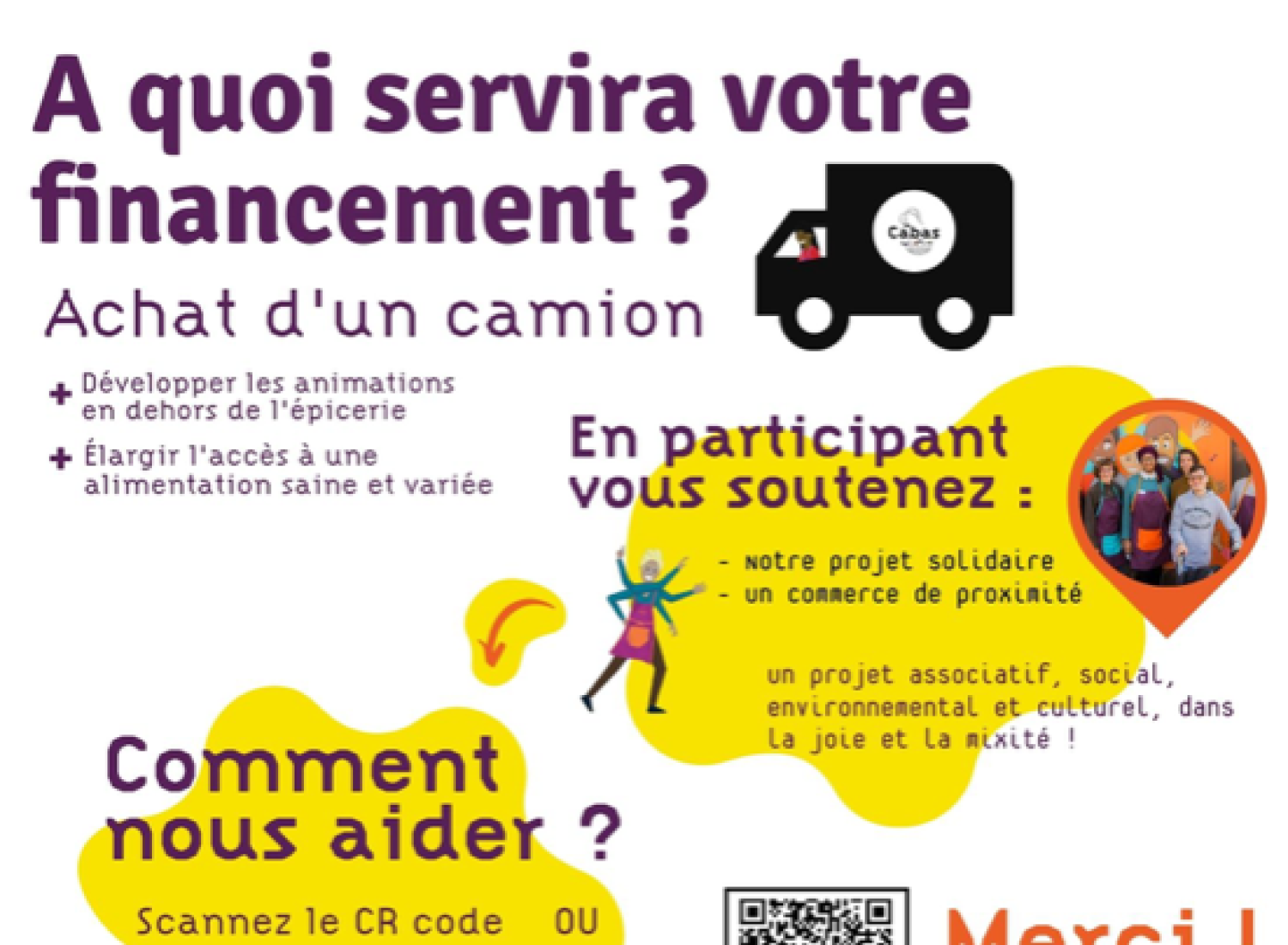 Soutenez l'aménagement d'un camion pour favoriser un accès à une alimentation  de qualité à tous !